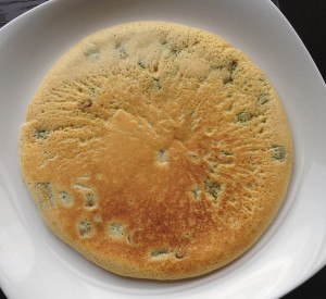 savory pancake as blank slate