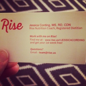 Rise card