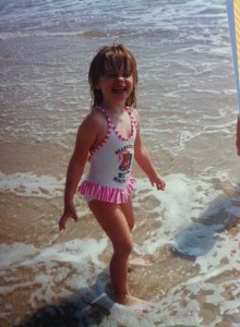 Me, at age 4, before I'd learned to be afraid of the water. 
