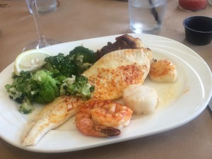 Black Whale broiled seafood 