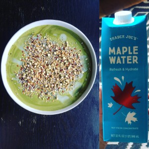 maple water smoothie