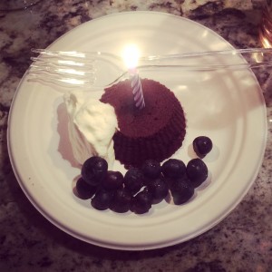 mini birthday cake
