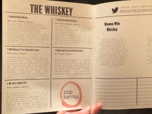 whiskey descriptions 