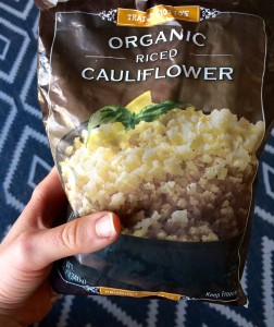 TJ's cauliflower rice frozen