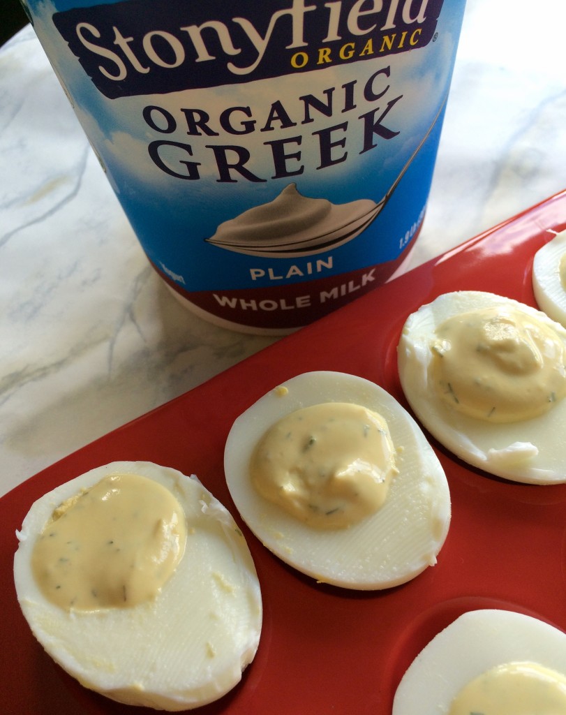 stonyfield deviled eggs