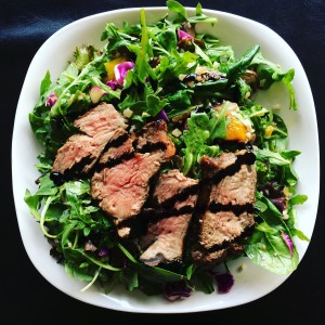 steak salad 