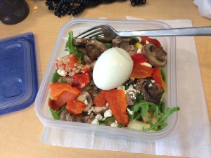 Desk Lunch with Egg