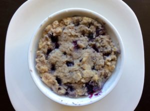 cooked grain free blueberry cake