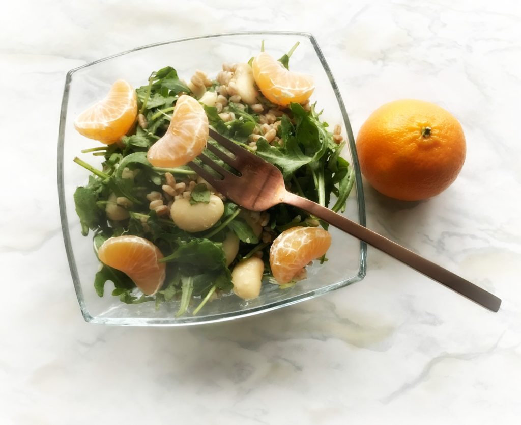 clementine farro salad 1024x834 - Clementine and Farro Superfood Salad