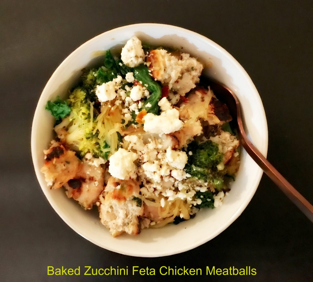 zucchini feta meatballs 1024x921 - Zucchini Feta Chicken Meatballs