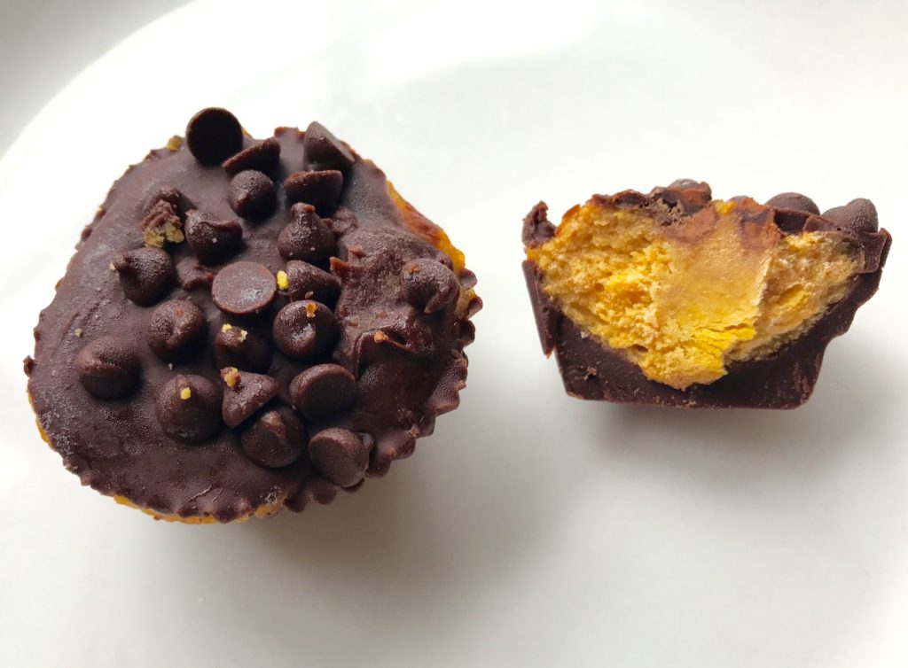 Dark Chocolate Pumpkin Tahini Truffles